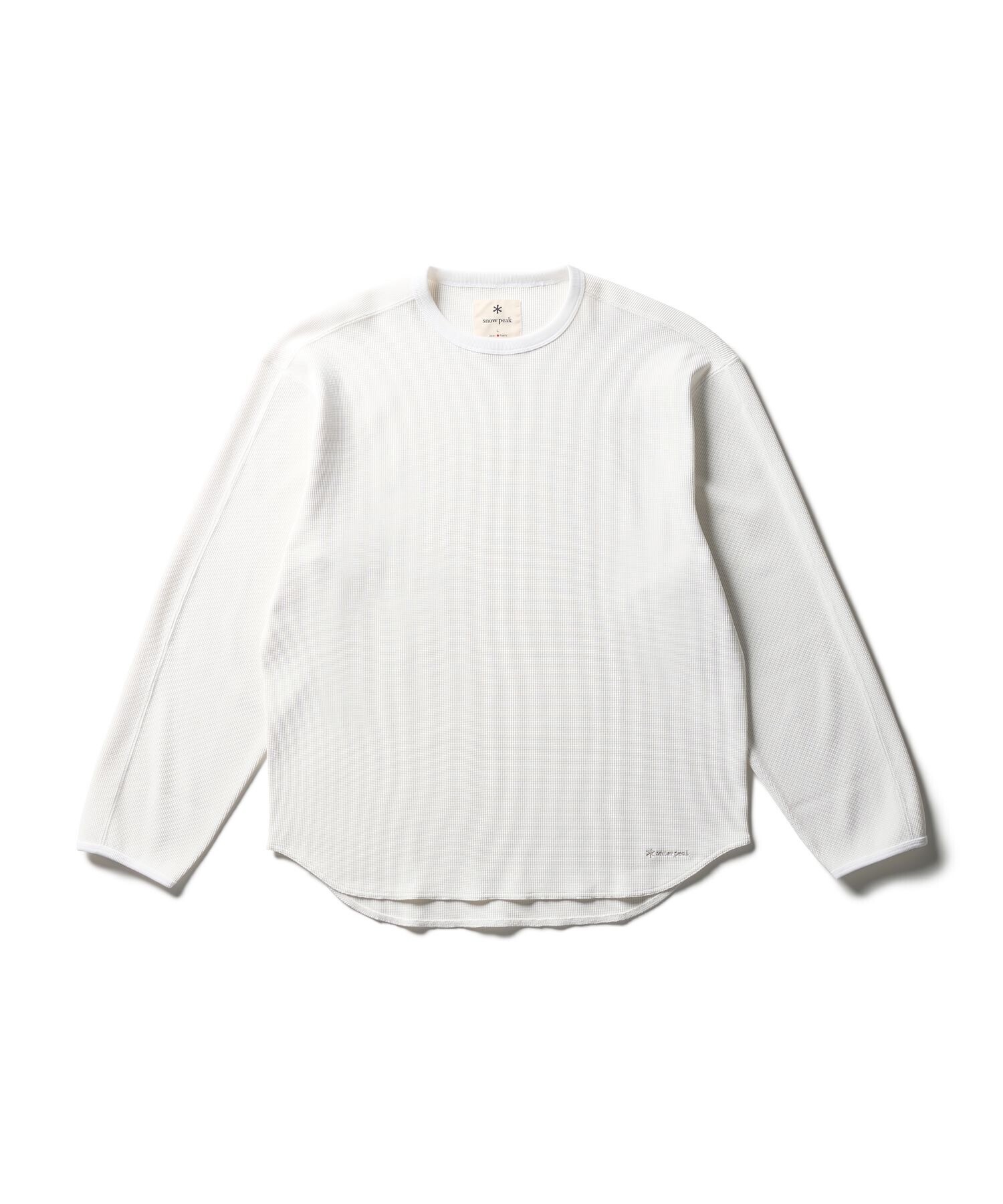 snow peak Dry Waffle Long Sleeve T-Shirt