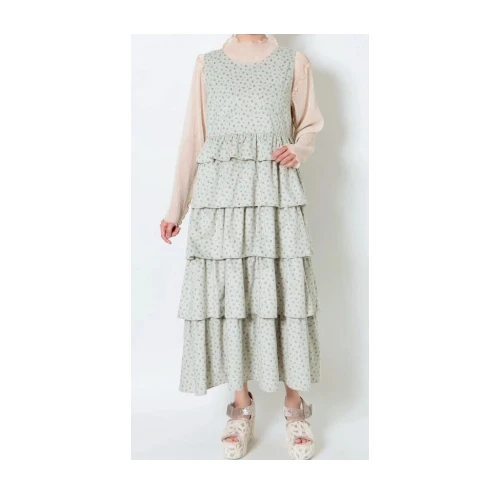 merry jenny petit flowerティアードジャンスカ