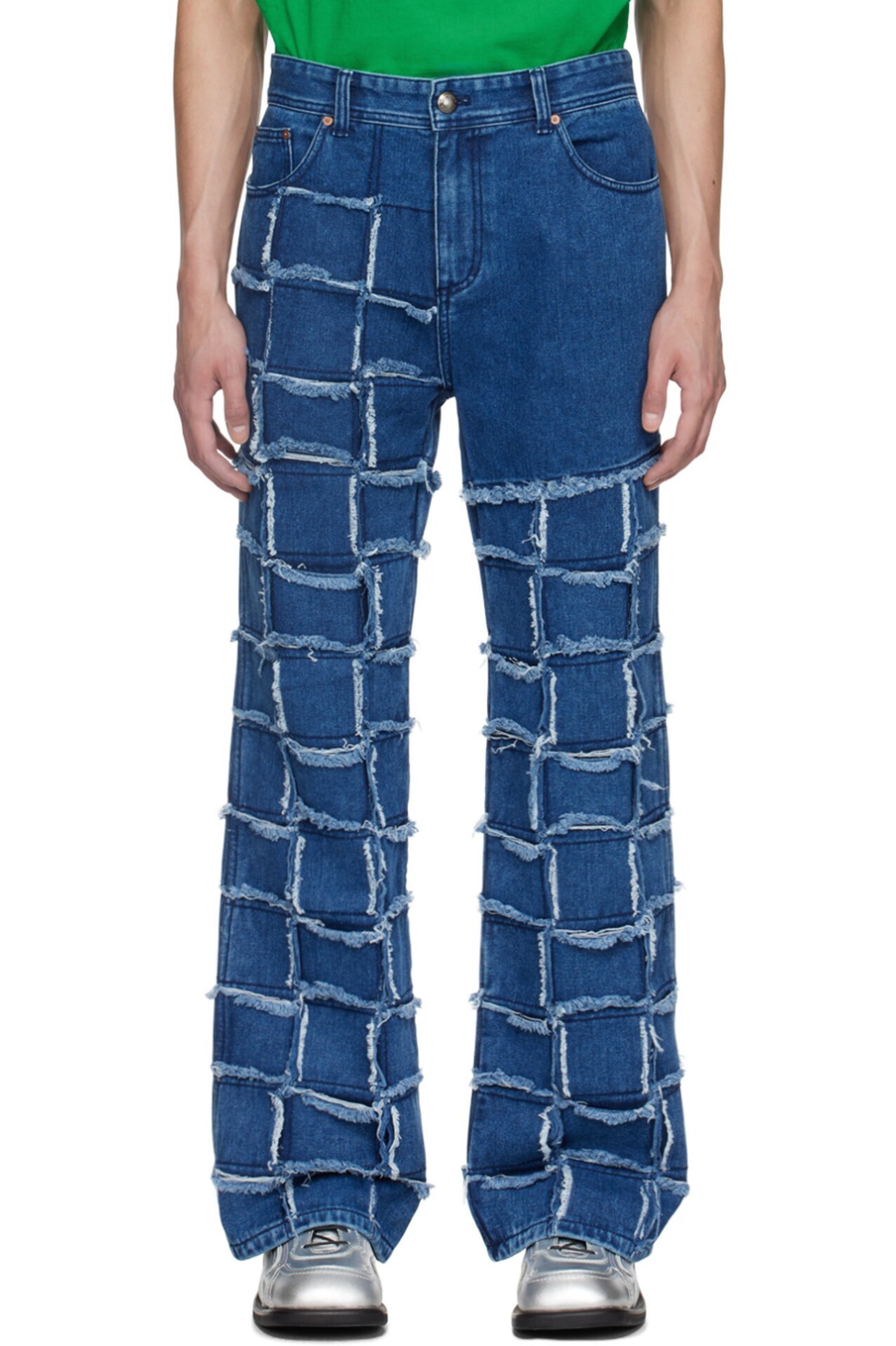 ANDERSSON BELL ブルー New Patchwork ジーンズ