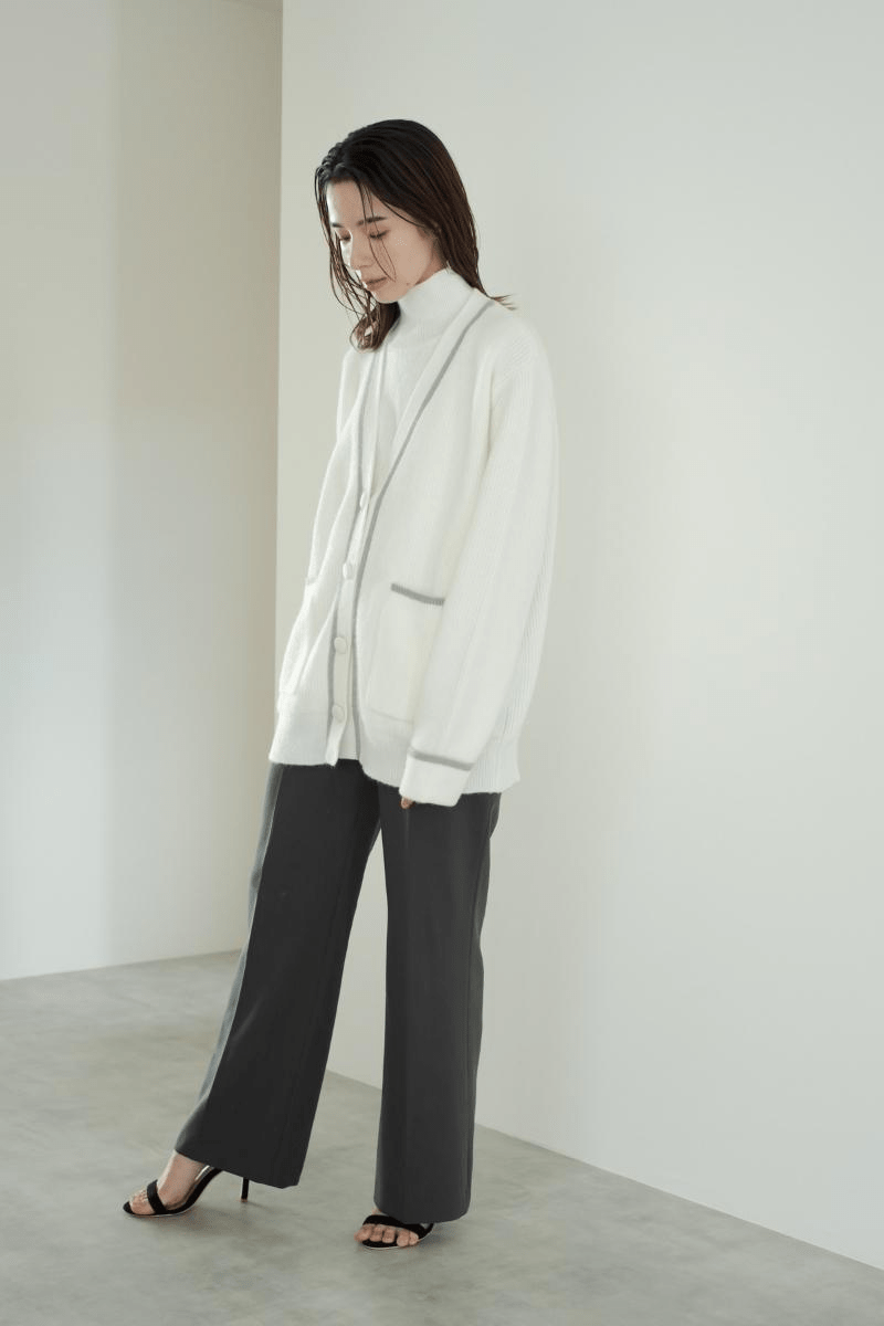 maison de Dolce. ドッキングカーディガン【white】