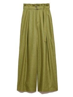 CELFORD リネンライクハイウエストパンツ