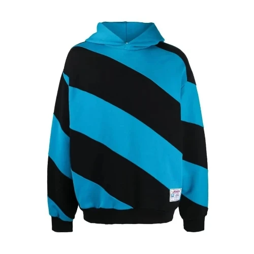 MARNI Hoodie mit Streifenmuster in black