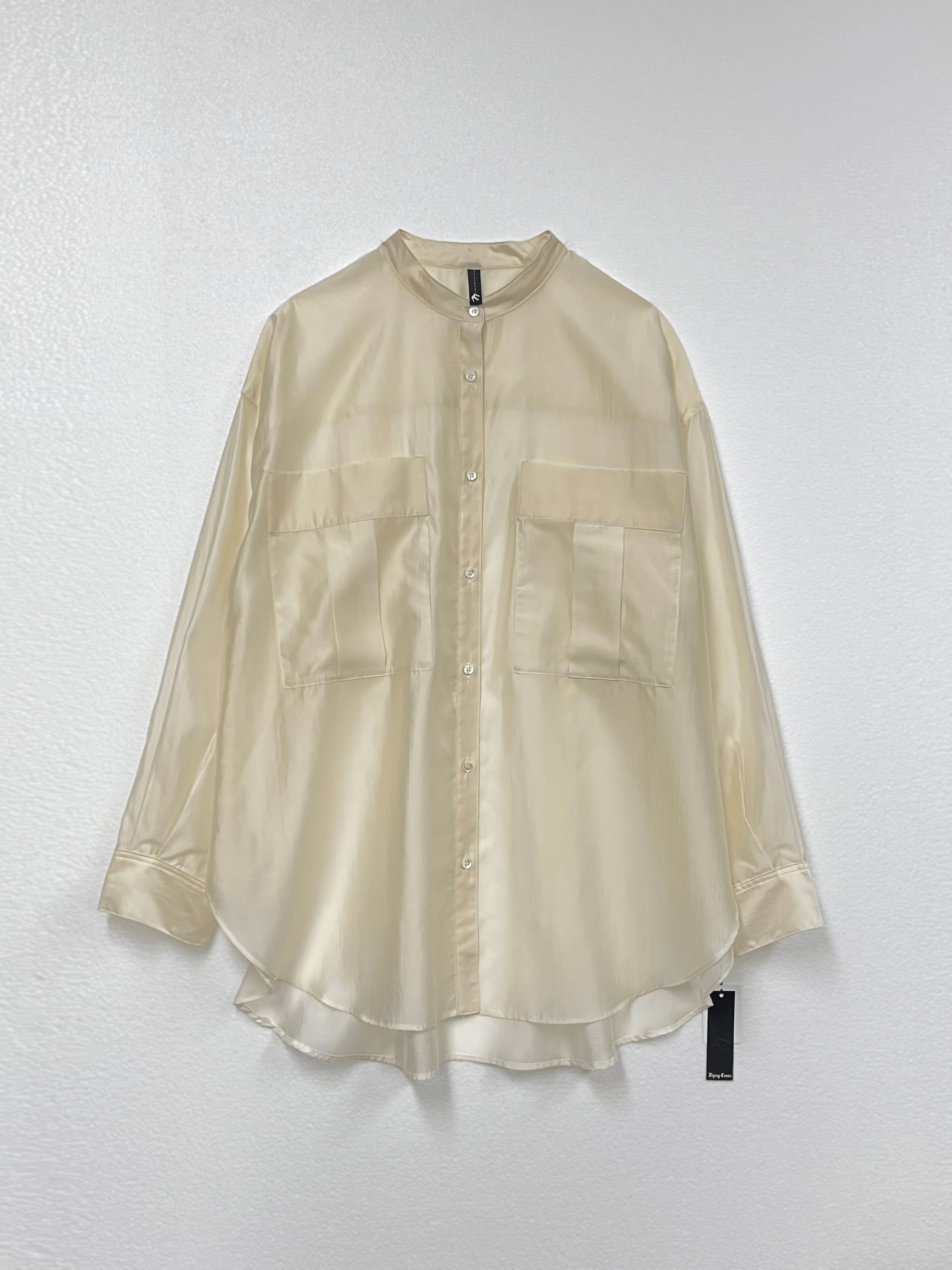 FlyingCross シアーポケットワイドシャツ