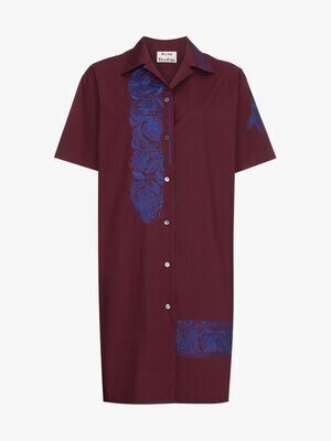 Acne Studios 刺繍シャツドレス