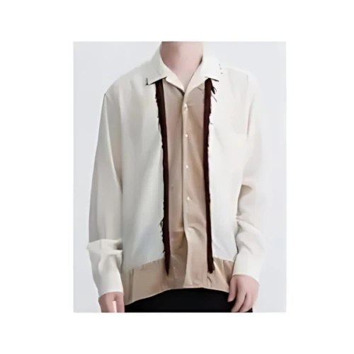 TOGA VIRILIS Chambray velor shirt