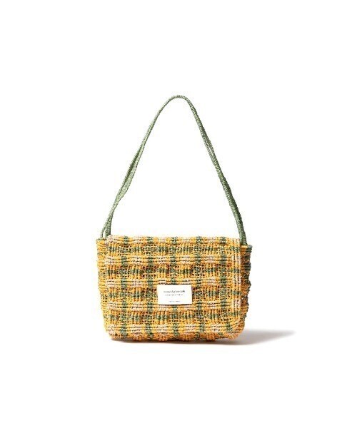 beautiful people ABACA KNITTING COMPACT SHOULDER BAG