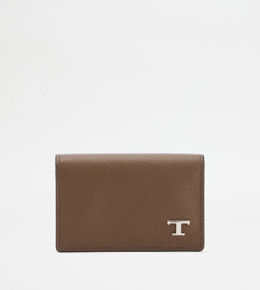 TOD'S レザー ビジネス カード ホルダー