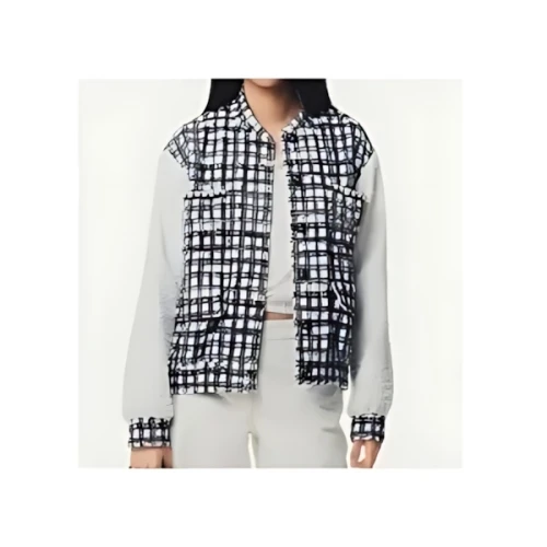 CHANEL ジャケット コットン ツイード & コスチューム パール  ホワイト