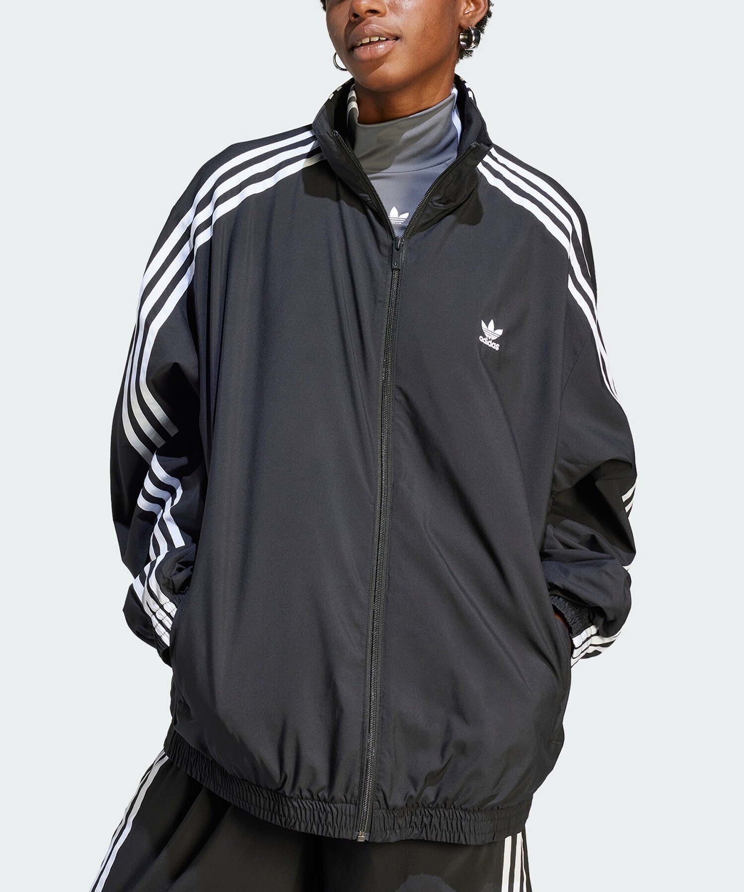 adidas Adilenium オーバーサイズ トラックトップ