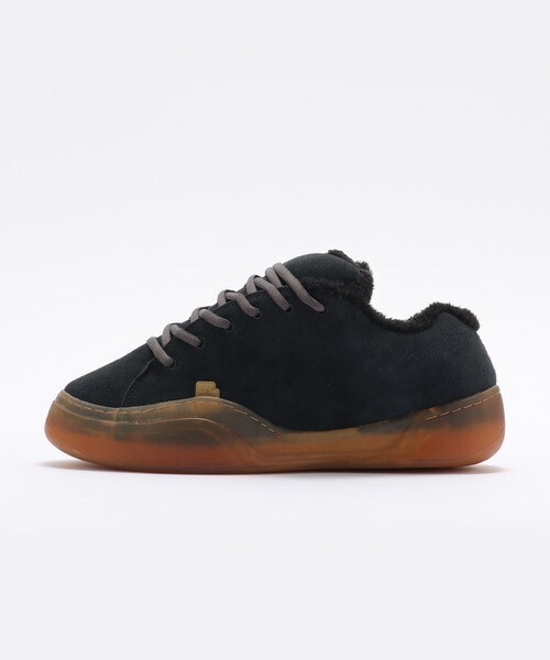 ERL UNISEX SUEDE VAMP SKATE SNEAKER LEA
