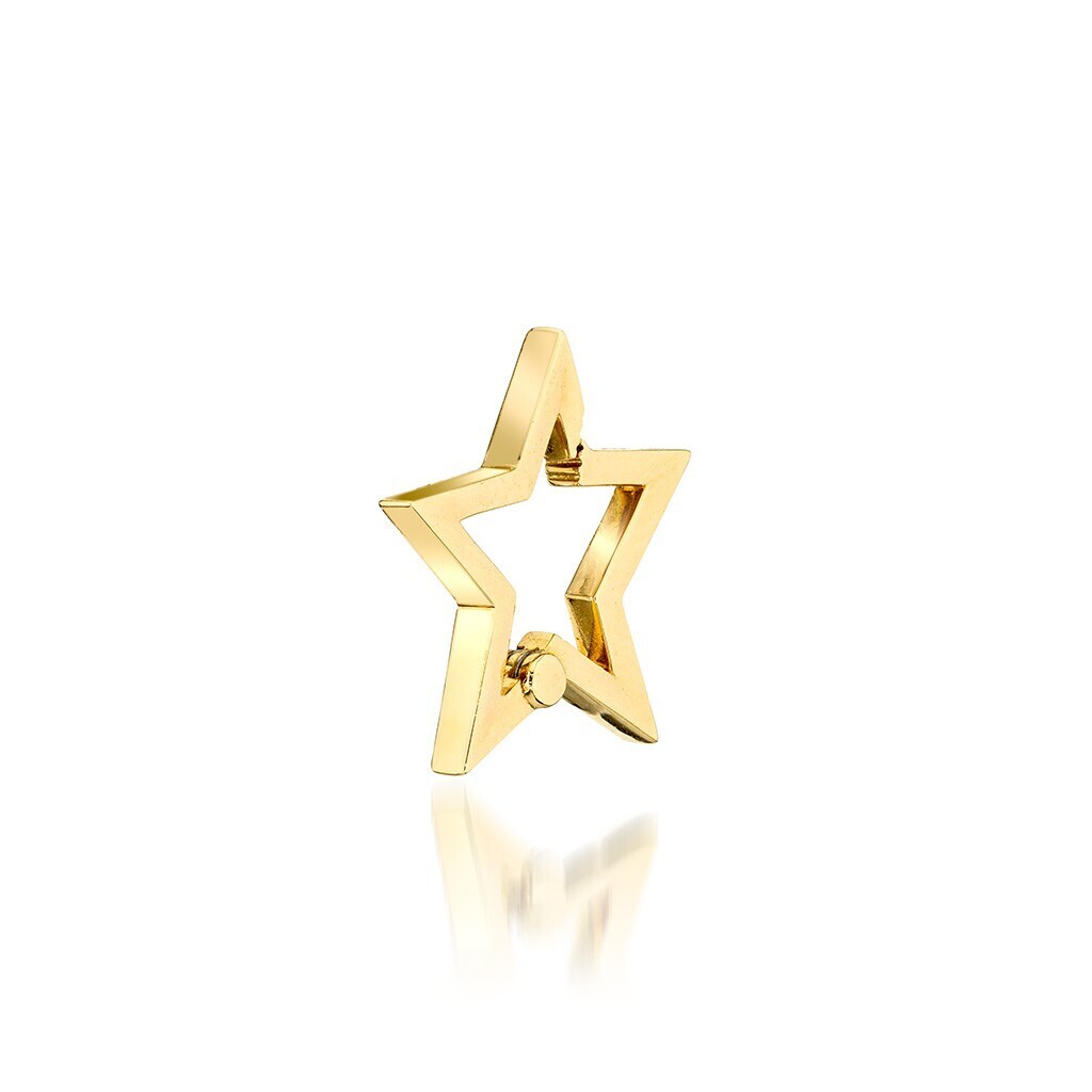 STAR JEWELRY K10 イヤリング STAR CLIP EARRING