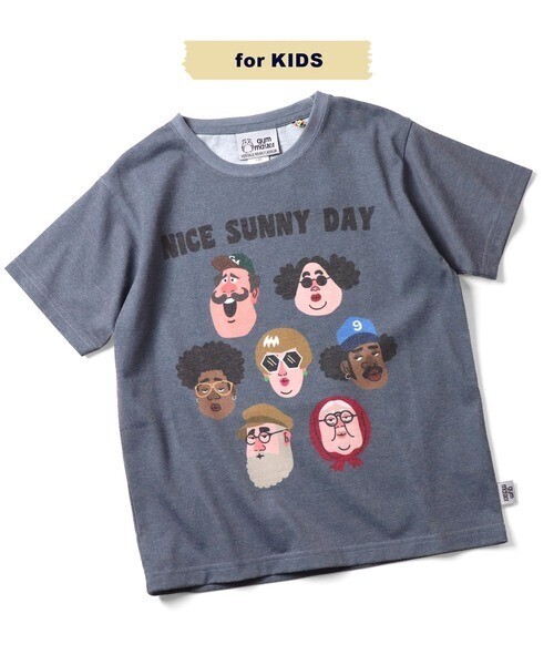 gymmaster KIDS 5.8oz T/CドライNICE SUNNY DAY Tee