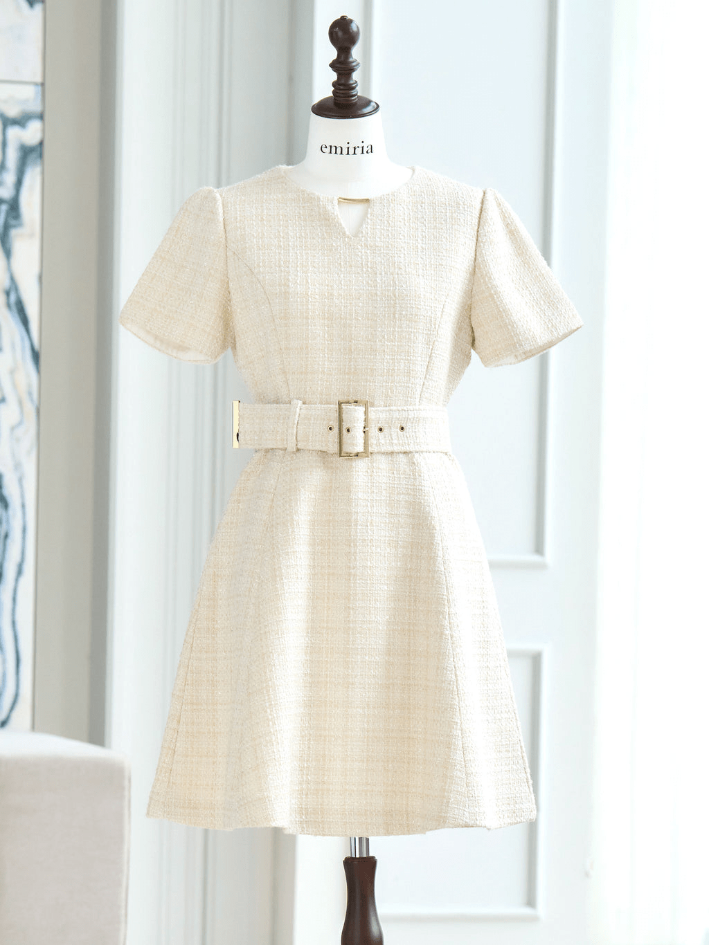 EmiriaWiz Tweed éclair flare one-piece