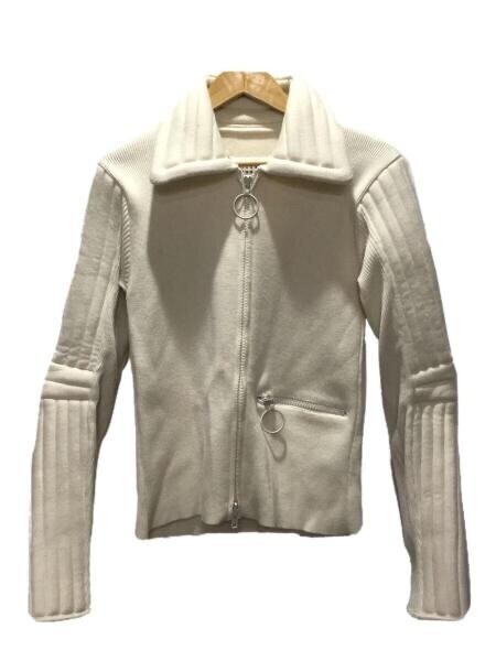 Maison Margiela デザイン切替リングジップアップニット