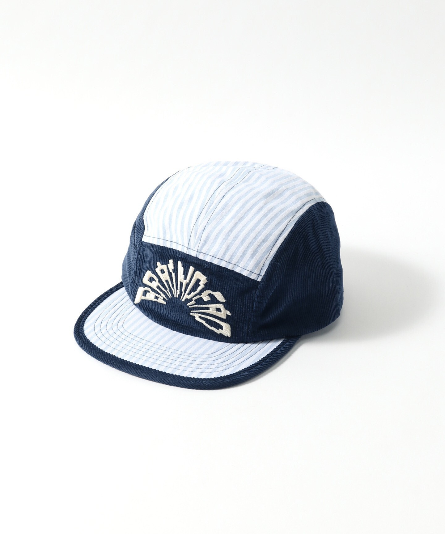 BRAIN DEAD Maritime Seersucker 5 Panel C：キャップ