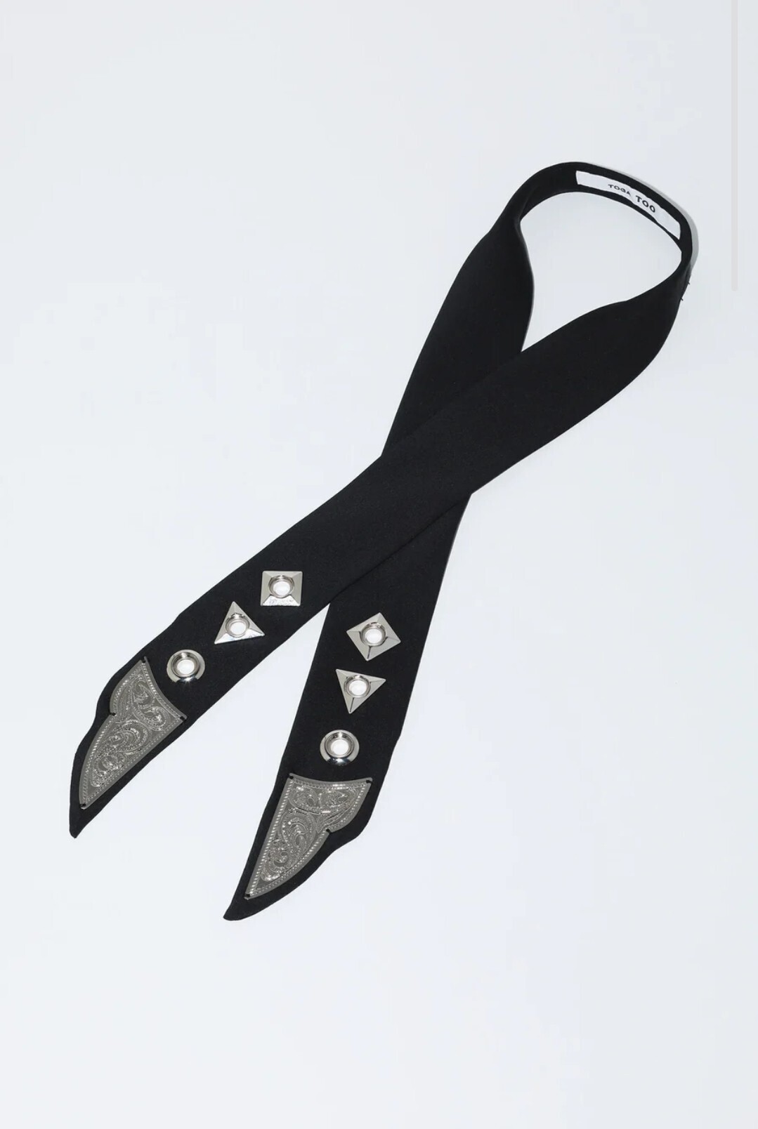 TOGA TOO Metal ribbon tie