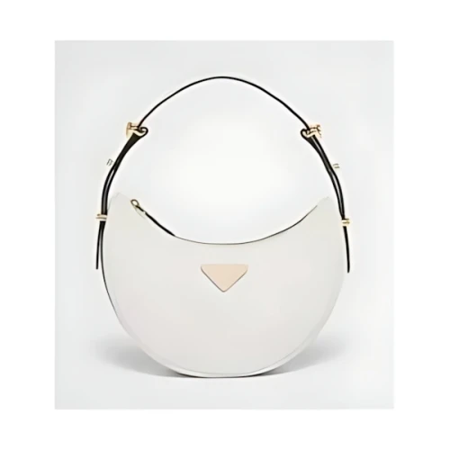 PRADA Arqué leather shoulder bag