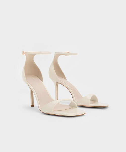 CHARLES & KEITH アンクルストラップ ヒールサンダル