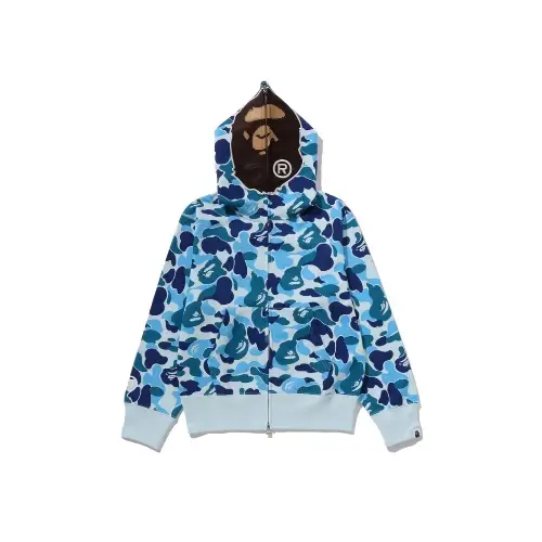 A BATHING APE ABC CAMO 2ND APE FULL ZIP HOODIE