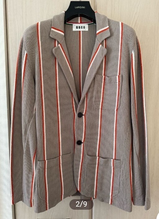 Lardini BBCO ビビコ サマージャケット　ベージュオレンジ