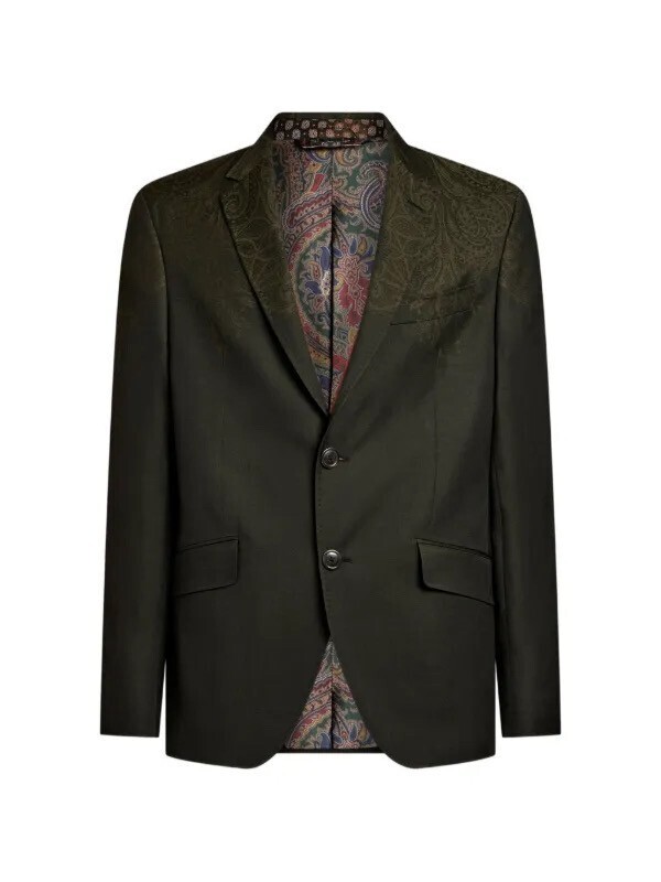 ETRO プリント シングルジャケット