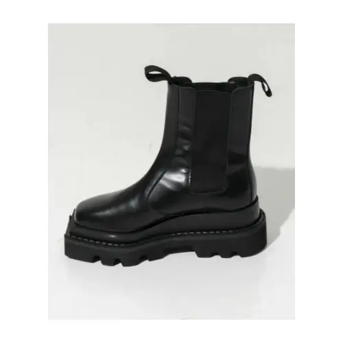 MAISON SPECIAL Tank-Sole Side Gore Long Boots Made In TOKYO