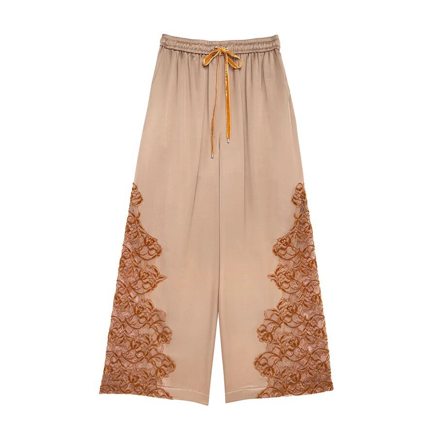 VL BY VEE Lacy Glowing Wide Pants