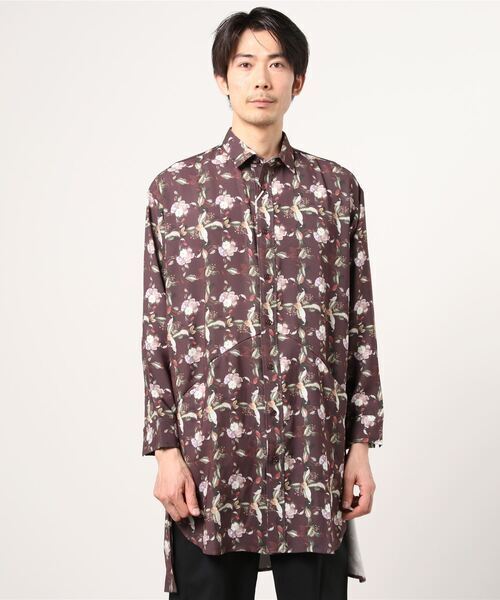 meagratia flower printed shirt