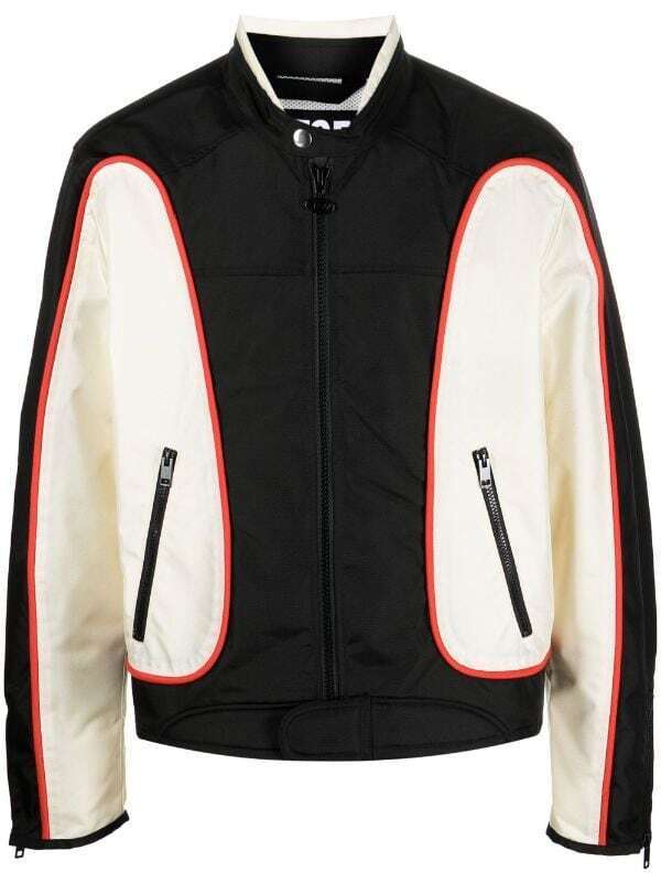 DIESEL J-Blink Colour-Blocked Bomber Jacket