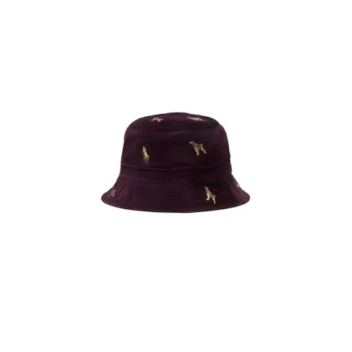 POLO RALPH LAUREN og-embroidered corduroy bucket hat