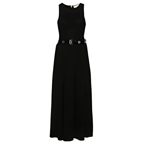 MICHAEL KORS ノースリーブ ベルテッド ドレス