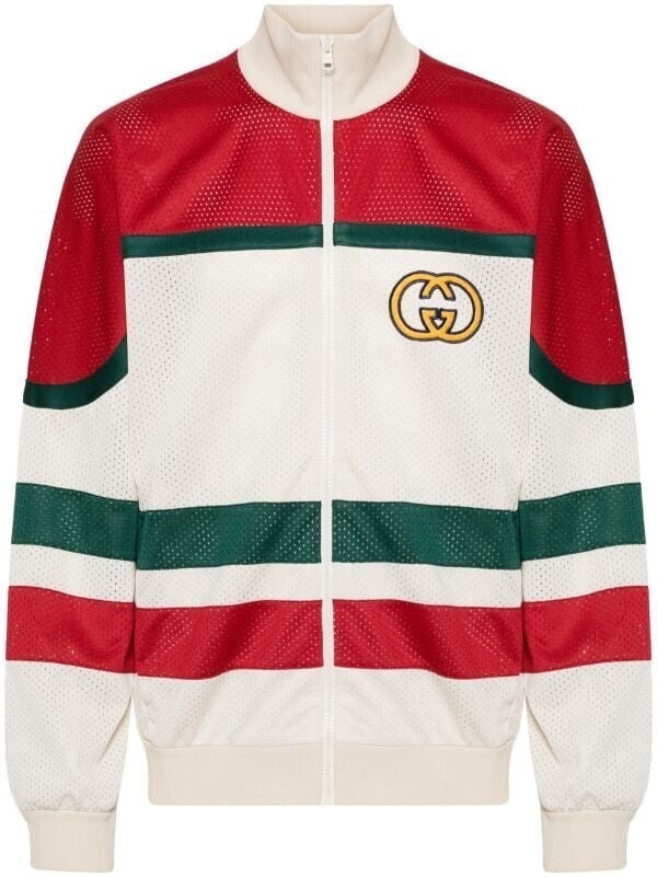 GUCCI Gロゴパッチ メッシュジャケット