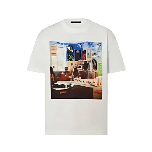 LOUIS VUITTON Printed Cotton T-shirt