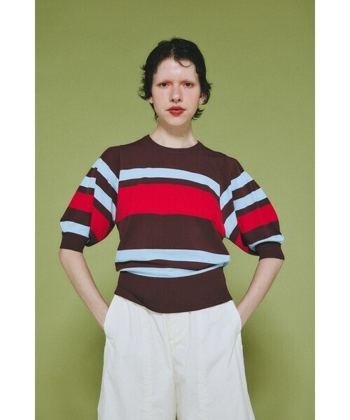 HeRIN.CYE Border knit tops