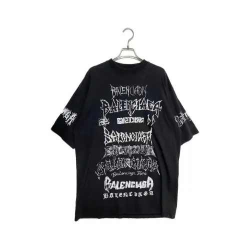 Balenciaga オーバーサイズメタルロゴTシャツ