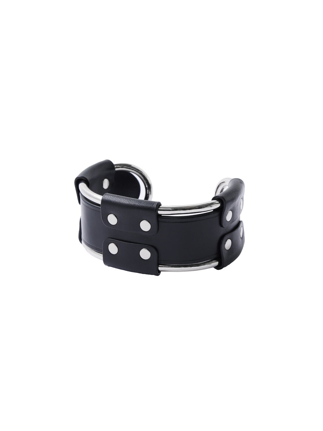 JOHNLAWRENCESULLIVAN FRAME LEATHER BANGLE