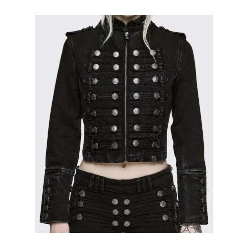 Minga London Hilda Military Denim Jacket
