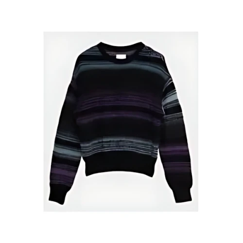 MUKAI MOHAIR BORDER KNIT