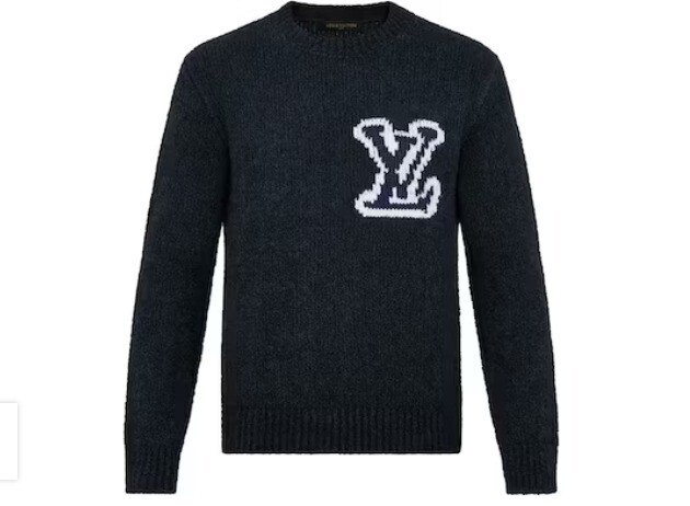 LOUIS VUITTON LV インターシャ クルーネック