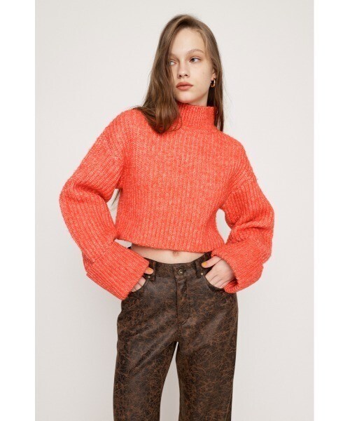 SLY SEPARATE DYE CROP KNIT TOPS