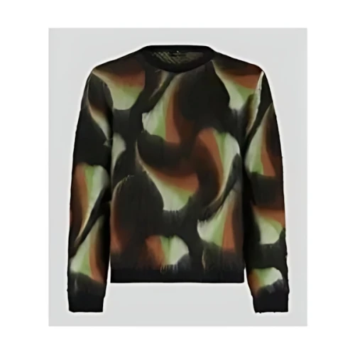 ETRO ボタニカル クルーネックセーター