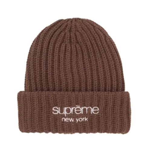 Supreme Chunky Rib Classic Logo Beanie