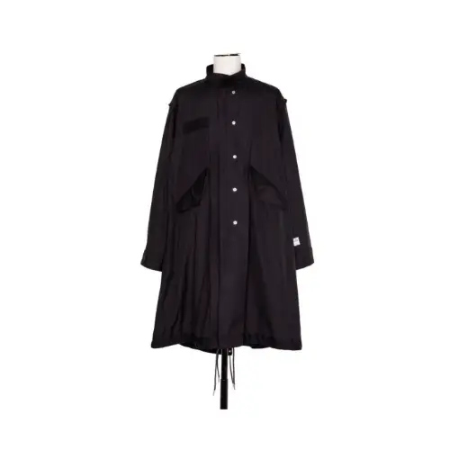 sacai Thomas Mason Cotton Poplin Coat