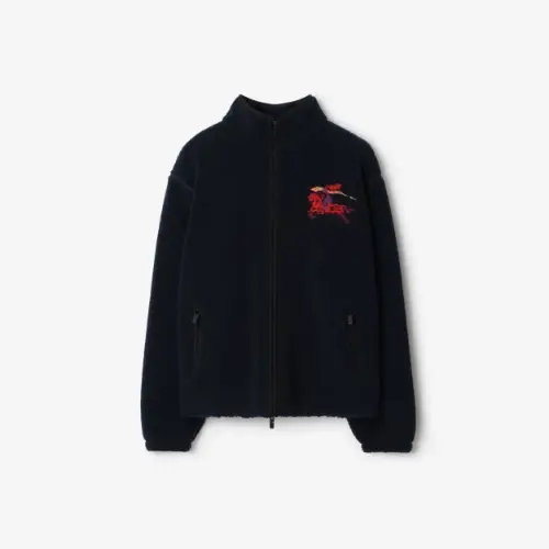 BURBERRY EKD ウールカシミアブレンド フリース
