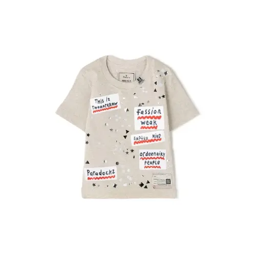 MIHARA YASUHIRO EMBELLISHED STICKER TEE