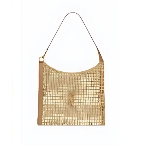 SAINT LAURENT OXALIS（ラフィアクロシェ／ベジタブルタンニンレザー）