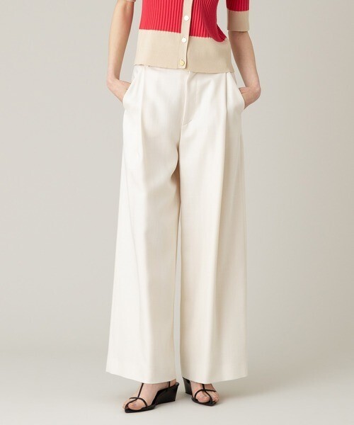 LOULOU WILLOUGHBY トリッカーオックスワイドパンツ
