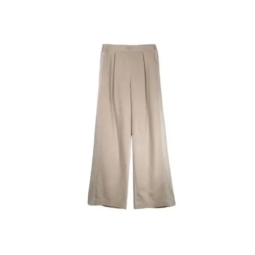 THE KEIJI FRONT PINSTRIPE PANEL WIDE LEG PANTS
