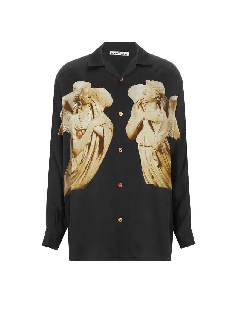 Acne Studios SANDIMONO STATUE PRINTシャツ