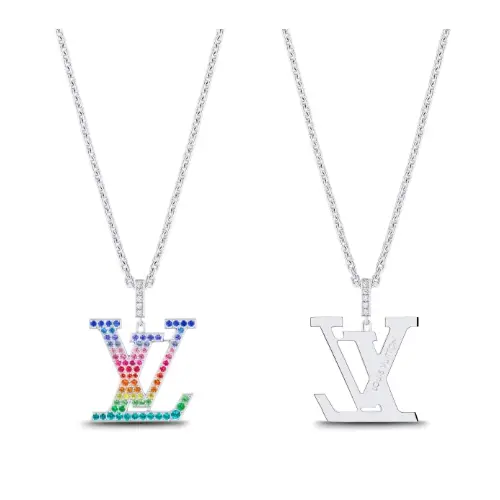 LOUIS VUITTON ペンダント LV XL レインボー(参考まで)